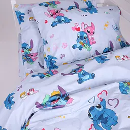 Підковдра MirSon Ranforce Elite Cute Stitch Blue 110х140 см (2200012552629) - мініатюра 2