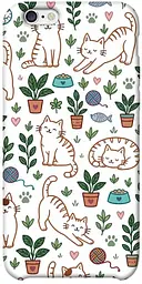 TPU чохол Demsky Cats pattern для Apple iPhone 6/6s plus (5.5")