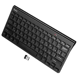 Клавіатура HOCO GM70 Dragon 2.4G wireless mini keyboard(Ukrainian version) Black - мініатюра 3