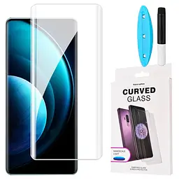Захисне скло DK для Vivo V23 Pro UV Curved 010276 clear 2 шт. - мініатюра 3