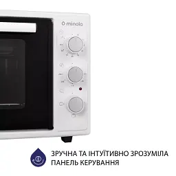 Електрична піч Minola FOE 4815 WH - мініатюра 3