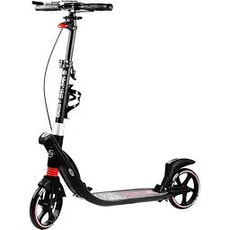 Самокат Best Scooter складаний 64х16х93-103 см Чорно-червоний 000231308