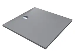 Душовий піддон Miraggio Brugge 900 mirastone gray 0000456 Сірий