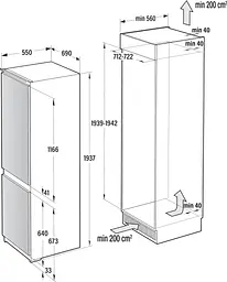 Холодильник Gorenje (NRKI619EA3) - мініатюра 2