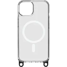Чохол ArmorStandart Crossbody Air MagSafe Rope для Apple iPhone 15 Clear (ARM86373) [169779]