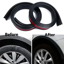 Молдинг на колісні арки Samurai Black 4D 1.5м/3M скотч 1шт - мініатюра 2