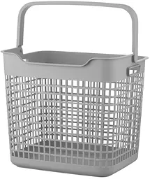Кошик для білизни 38x29.5x33см 26л пластик PP сірий ARDESTO hoz0012717