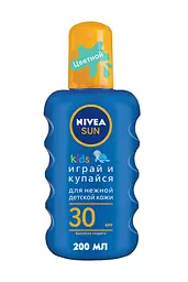 Детский солнцезащитный спрей Nivea Sun Играй и купайся, SPF 30, 200 мл