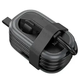 Мережевий подовжувач Hoco NS7 Sharp 1 position (PD20W/1C2A) Desktop Socket Black - мініатюра 4