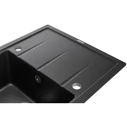 Мийка кухонна GRANADO Blanos black shine (gr2501) - мініатюра 4