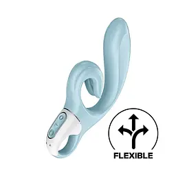 Вібратор-кролик Satisfyer Love Me 22 см блакитний - мініатюра 7
