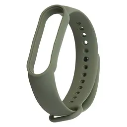 Силіконовий ремінець для фітнес браслетів Xiaomi Mi Band 3/4, Silicone, khaki, зі зручною застібкою, на фітнес трекер та смарт годинник, ArmorStandart (ARM51838)