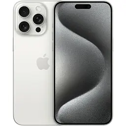 Смартфон Apple iPhone 15 Pro Max 256GB White Titanium A3106 (Grade A) Seller Refurbished