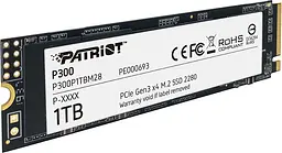 Накопичувач SSD Patriot P300 M.2 2280 PCIe NVMe 3.0 x4 TLC 1TB (P300P1TBM28) - мініатюра 4
