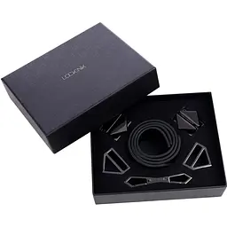 Наручники Lockink Wristcuffs/Anklecuffs Black Set - мініатюра 7