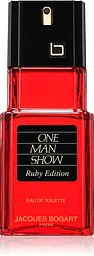 Оригінал Jacques Bogart One Man Show Ruby Edition Тестер 100 мл Туалетна вода - мініатюра 1
