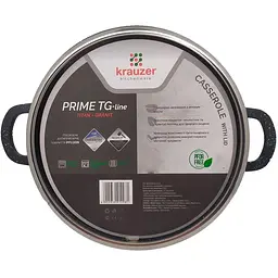Каструля Krauzer Prime TG-Line із кришкою 16 см 1.7 л (77070) - мініатюра 4
