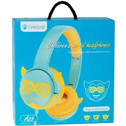 Навушники Celebrat HF Stereo A25 Children yellow Global - мініатюра 4