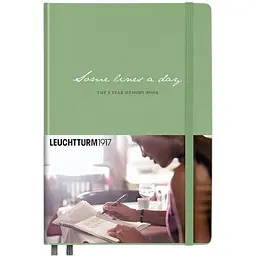 Щоденник Leuchtturm1917 Some lines a day на 5 років, Sage (363840)