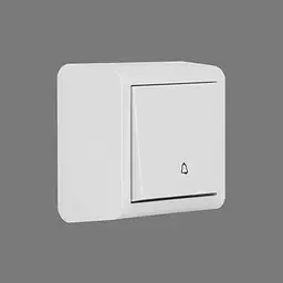 Кнопка дзвінка Ovivo Electric Nivo накладна біла - мініатюра 4