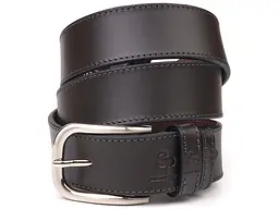 Чоловічий шкіряний ремінь GRANDE PELLE 4х120 см acs0024548 - мініатюра 1
