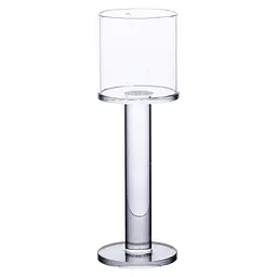 Підсвічник декоративний Cylinder скляний 18.5 см Yiwu HP-4-39L