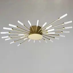 Стельова Led люстра Art BO-5251/28GD