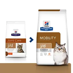 Сухий корм Hill's Prescription Diet j/d для котів уход за суставами з куркою 1.5 кг - мініатюра 3