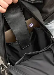 Чоловічий рюкзак Sambag Brix Classic чорний 35 х 25 х 12 см (14511001m) - мініатюра 7