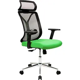 Офісне крісло GT Racer X-W80, чорно-зелене (X-W80 Black/Green)