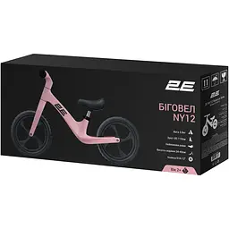 Біговел 2E NY 12" рожевий (ZCY-NY12-PINK) - мініатюра 11