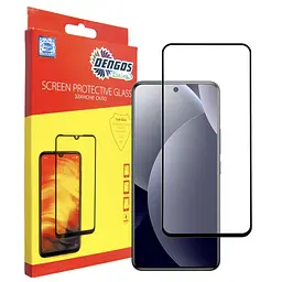 Скло захисне Dengos Full Glue Xiaomi Redmi Note 15 Pro 4G Black (TGFG-445)
