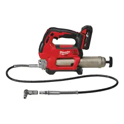 Шприц для мастила Milwaukee HEAVY DUTY M18 GG-201C Li-Ion 2Ah, кейс (4933440490) - мініатюра 2