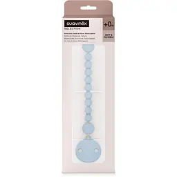 Кліпса для пустушки Suavinex Colour Essence силіконова блакитна (401523) - мініатюра 2