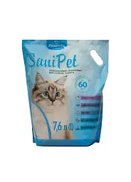 Наповнювач для котячих туалетів, Силікагель, Sani Pet, 7,6л