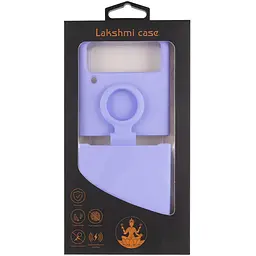 Чохол Foldables Silicone Cover Lakshmi (AAA) для Samsung Galaxy Z Flip4 Бузковий / Dasheen - мініатюра 3
