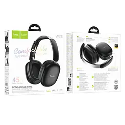 Бездротові накладні навушники HOCO W73 Graceful BT headphones(App) Чорний - мініатюра 2