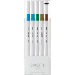 Набір лайнерів Uni Emott Fine Line Island Color 0.4 мм 5 кольорів (PEM-SY/5C.04IC)