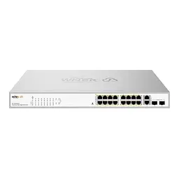 PoE-комутатор 20-портовий керований Wi-Tek WI-PCES320GFH гігабітний 16x1000Mbps PoE+, 2x1000Mbps Uplink, 2xSFP, 130W, Cloud, ONVIF (73-00254) - мініатюра 2