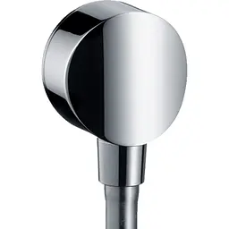 Шлангове під'єднання Hansgrohe FixFit S зі зворотнім клапаном 27456000, Хром