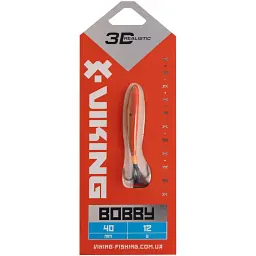 Бокоплав Viking Fishing Bobby 40mm 12.0g #08 Candle Flame - мініатюра 2