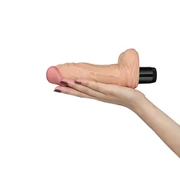 Вібратор Lovetoy Reel Feel Flexi Vibrator Flesh 9 Реалічний, 22 см тілесний - мініатюра 3