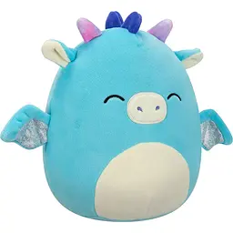 М'яка іграшка Squishmallows Дракон Тетяна 19 см блакитна (SQCR06614) - мініатюра 2