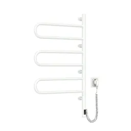 Електрична рушникосушка Navin Fouette 480x800 Sensor з таймером, біла 00-044050-5080, Білий, Електронний