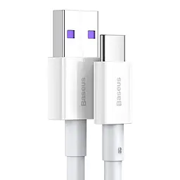 Кабель Baseus Superior Series Fast Charging USB to USB-C 66W 1m (CATYS-02) White [67416] - мініатюра 2