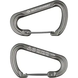 Набір карабінів Sea To Summit Accessory Carabiner Large 2шт Titanium