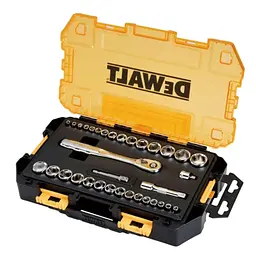 DeWALT Набір головок DeWALT, 1/4", 3/8" кейс, 34шт