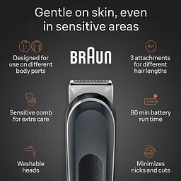 Тример для тіла Braun BG3340 SkinShield Black [147694] - мініатюра 7