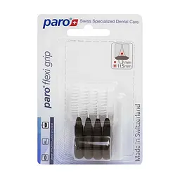 Міжзубні щітки Paro flexi grip xx-великі, Ø 11.5 мм, чорні, 4 шт