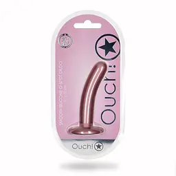Фалоімітатор Ouch! Smooth G-Spot Dildo 5'' 12.4 см (рожевий) - мініатюра 17